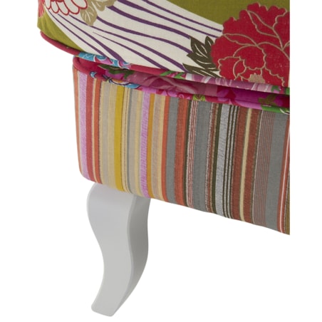 Fotel uszak patchwork wielokolorowy MOLDE