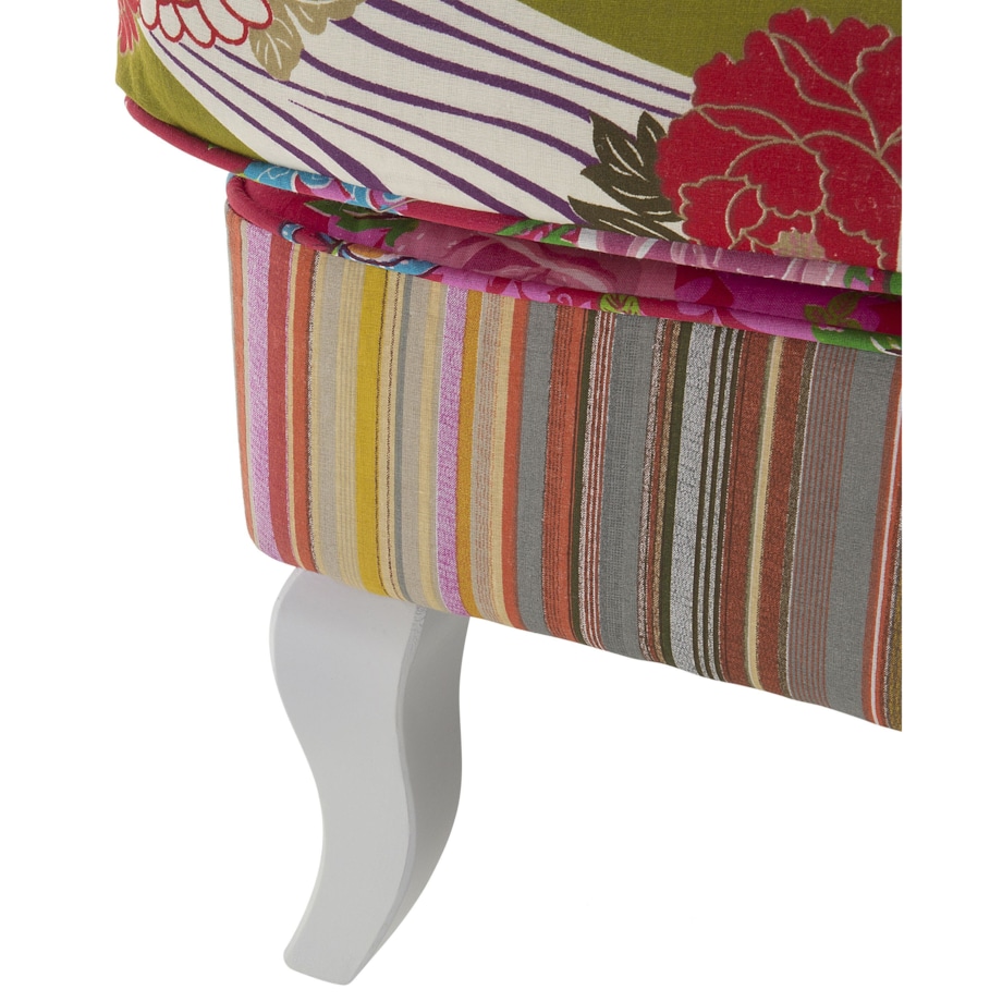 Fotel uszak patchwork wielokolorowy MOLDE