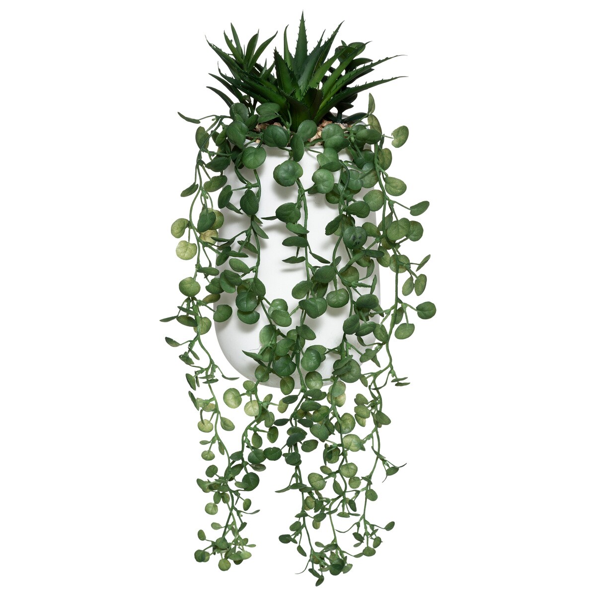 Sztuczna roślina PEPEROMIA, wisząca