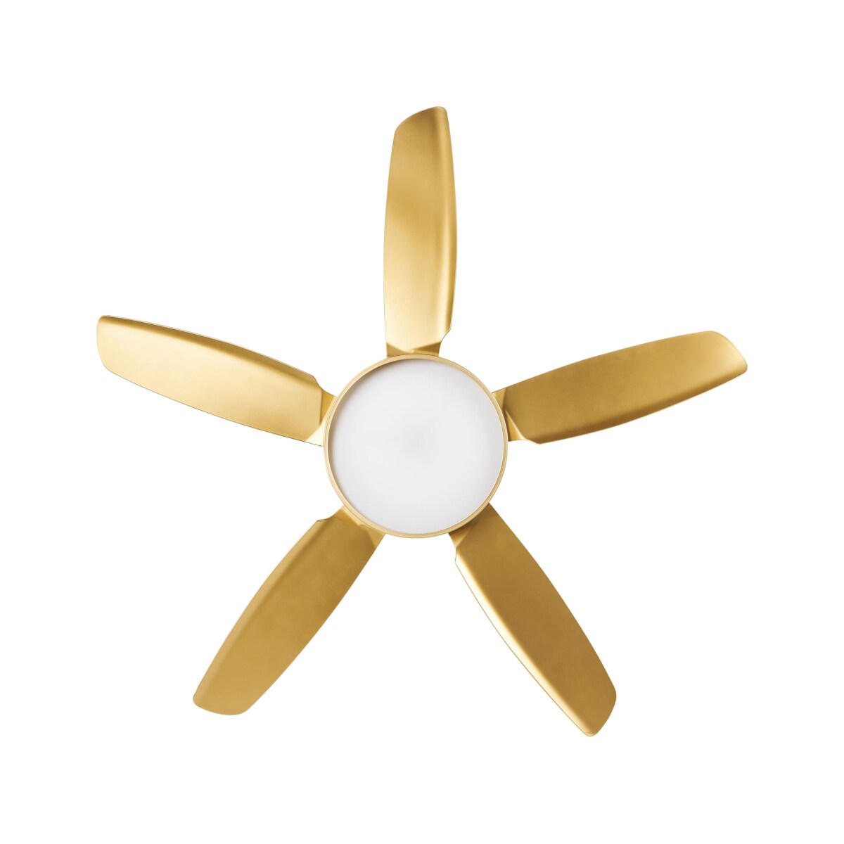 Wentylator sufitowy z lampą GOSHAABA Z pilotem Mosiężny