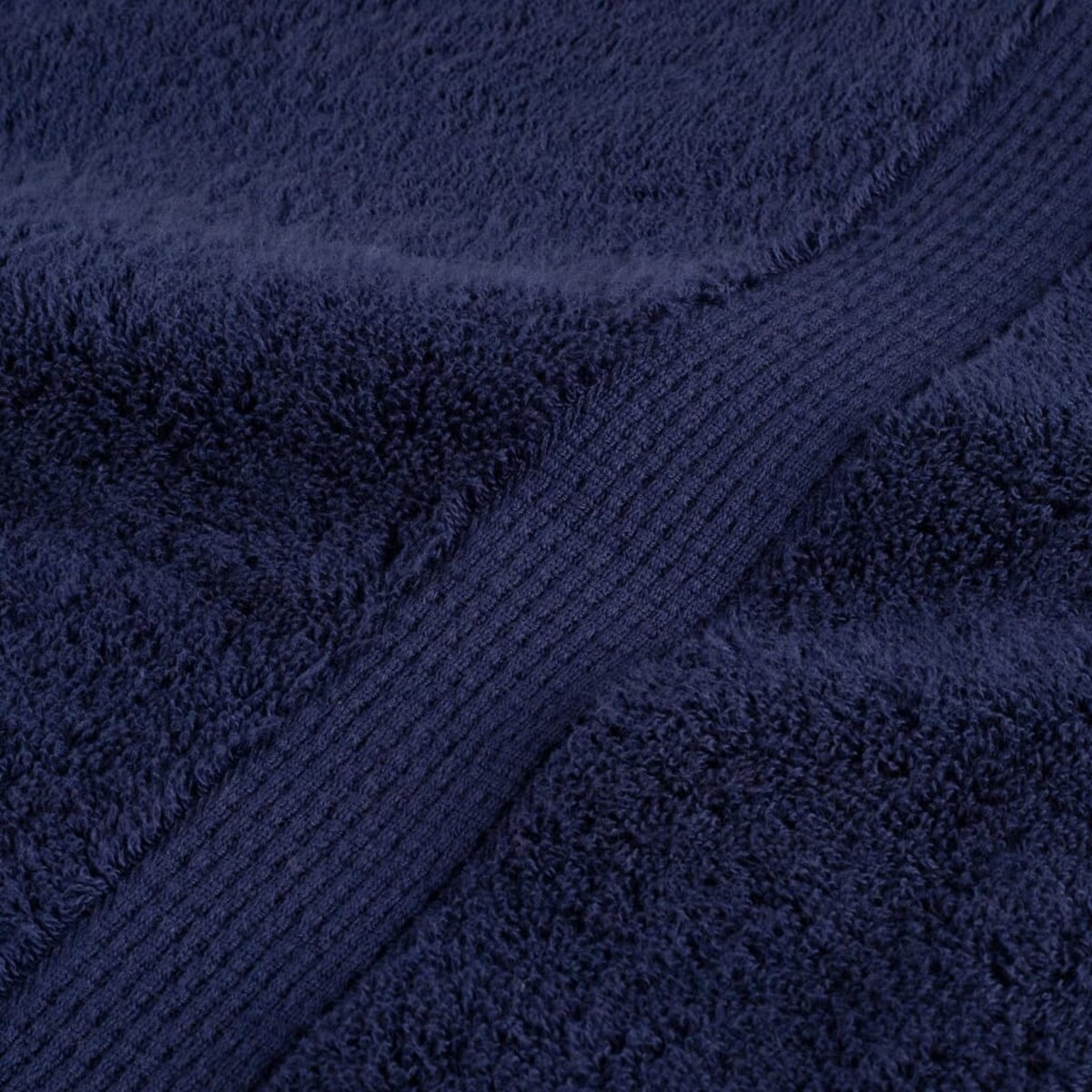 vidaXL Ręczniki premium SOLUND, 4 szt., granatowe, 80x200 cm