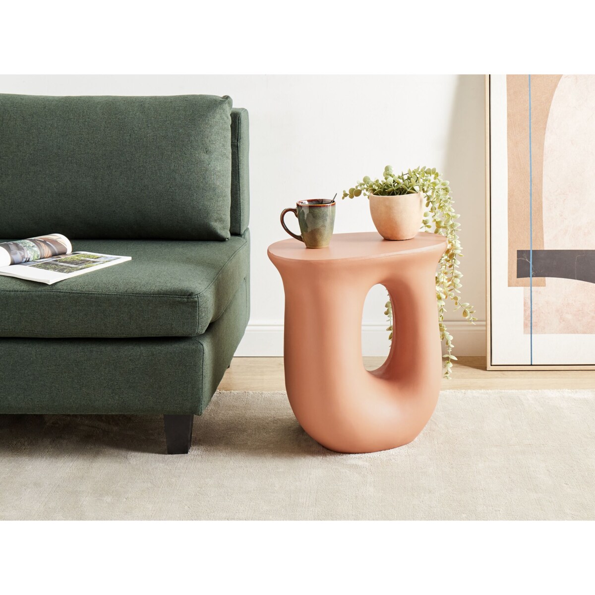 Stolik pomocniczy IDRO Pomarańczowy