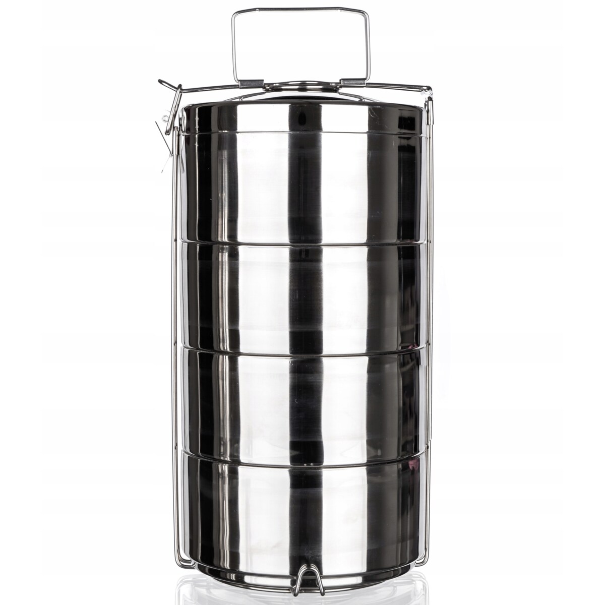 TERMOS OBIADOWY MENAŻKA pojemnik na jedzenie piętrowy 4,4 L dwie ścianki