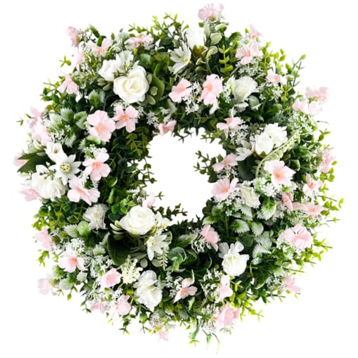 Wiosenny wianek stroik wielkanocny MAYA 45 cm