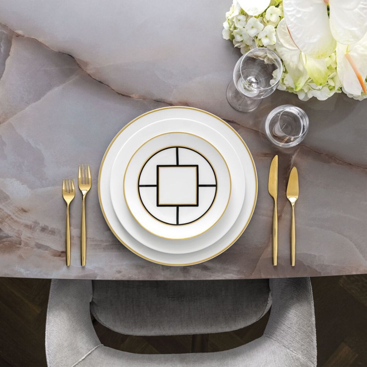 Talerz śniadaniowy/deserowy MetroChic, 22 cm, Villeroy & Boch