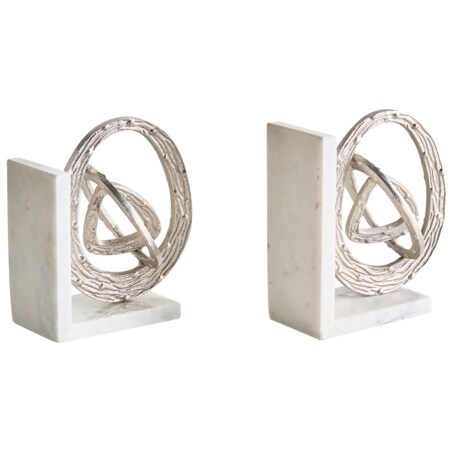 Komplet podpórek do książęk RABINA Marmur Srebrny