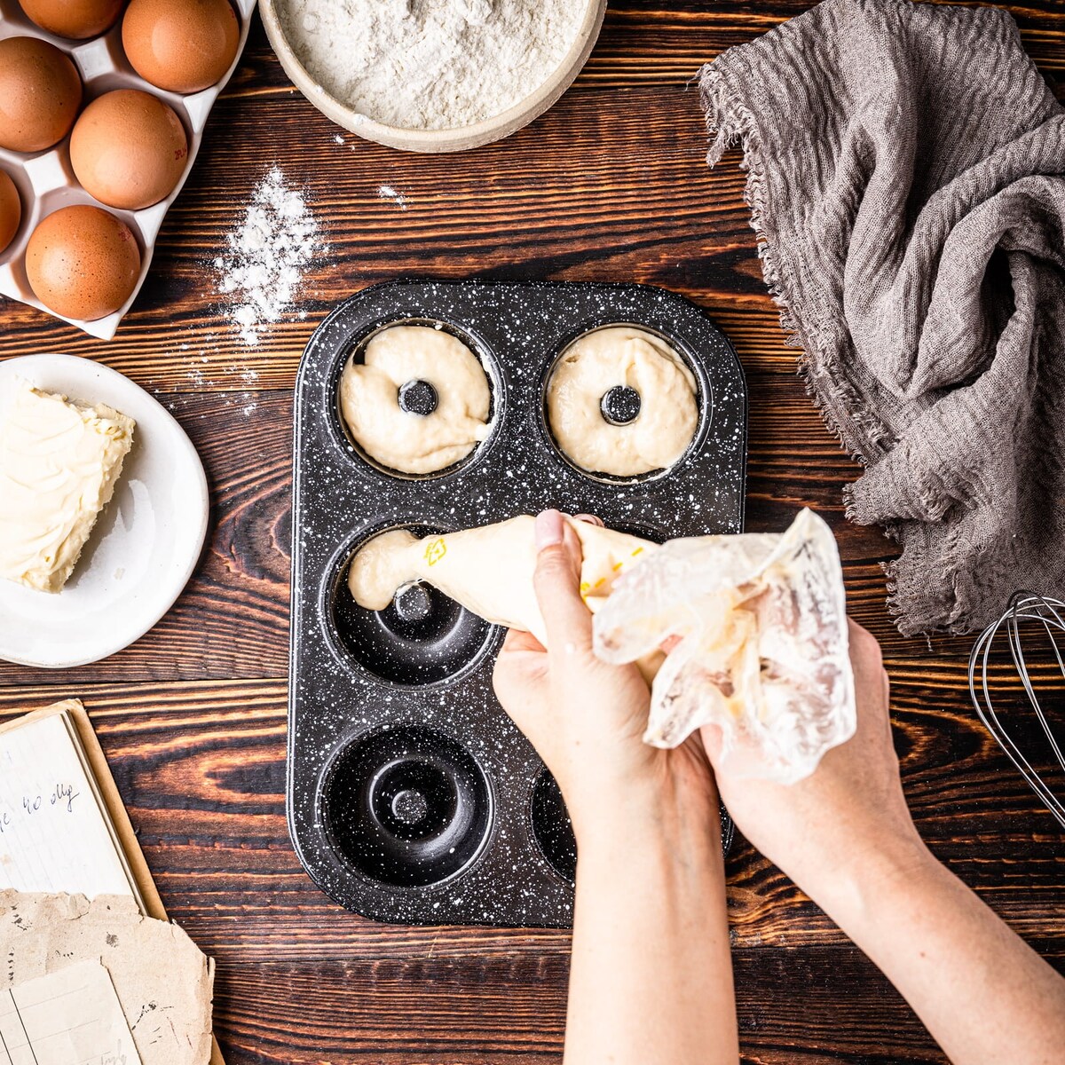 Forma do pieczenia 6 muffinów babeczek z powłoką nieprzywieralną KLAUSBERG