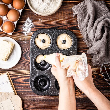 Forma do pieczenia 6 muffinów babeczek z powłoką nieprzywieralną KLAUSBERG