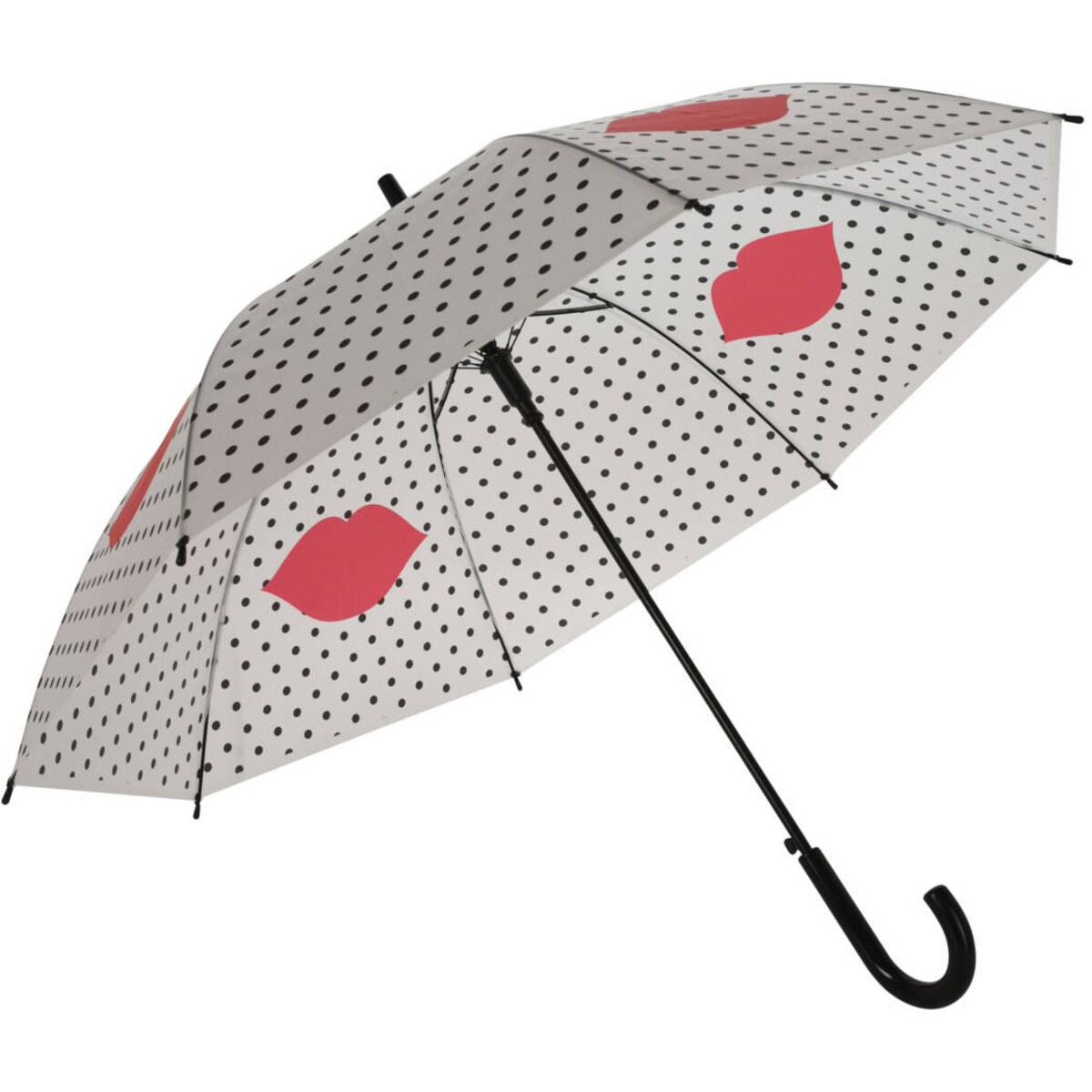 Parasolka duża, wzór w usta, Ø 110 cm