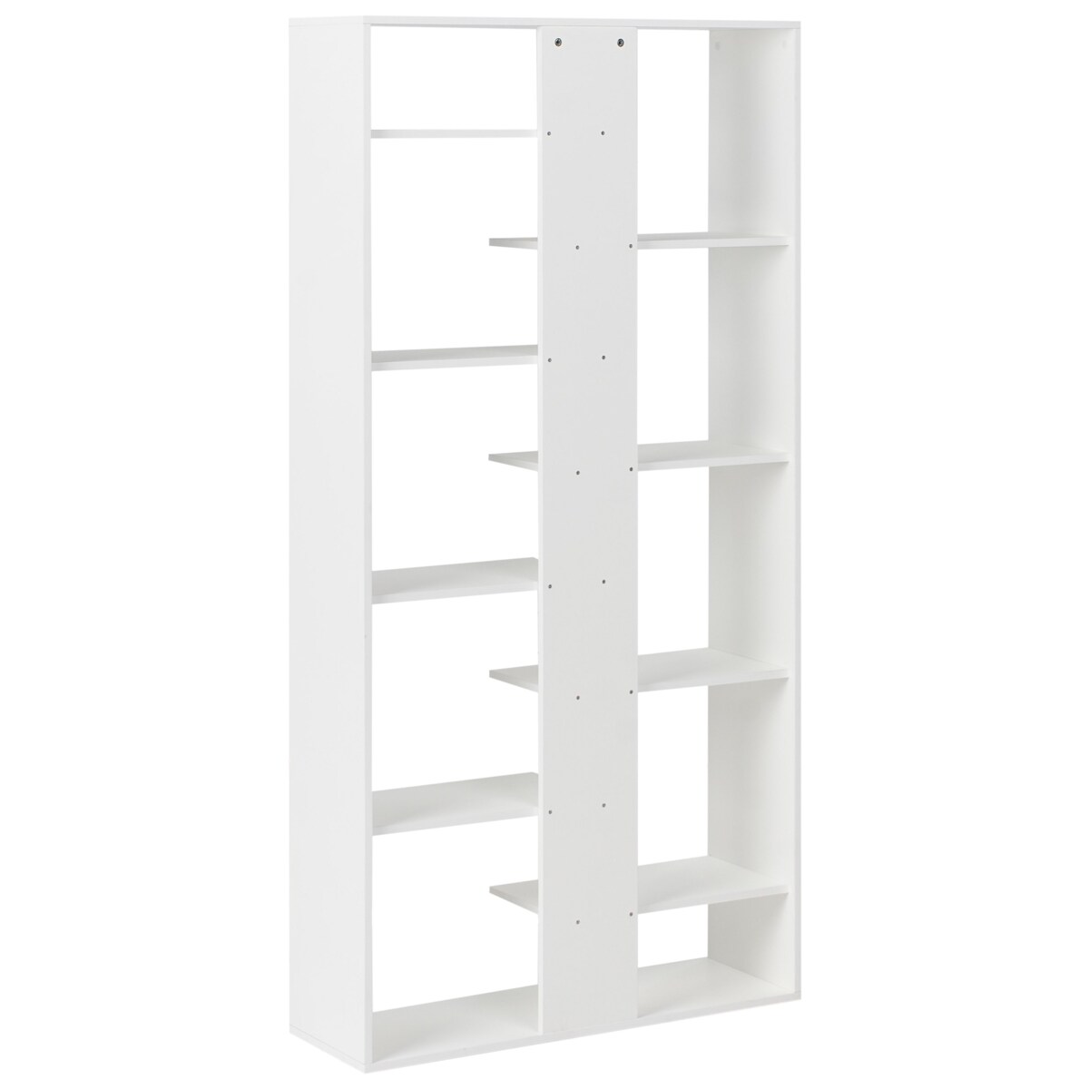 Regał na książki 8 półek FONTAS 180 cm Biały