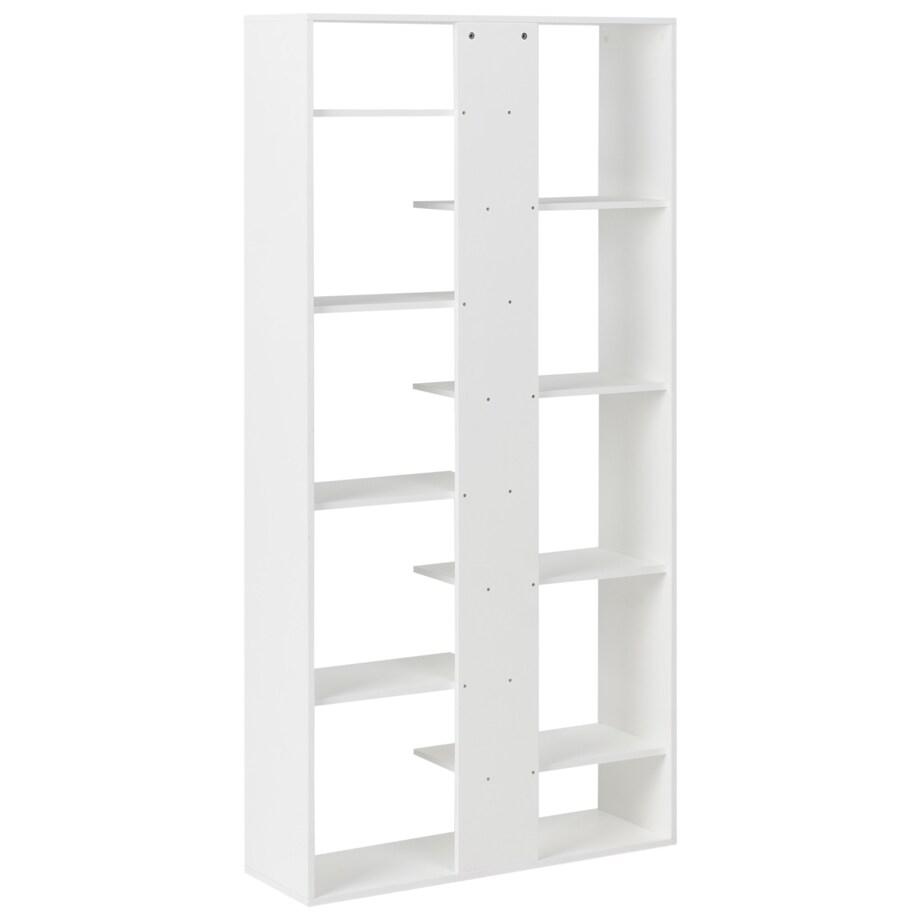 Regał na książki 8 półek FONTAS 180 cm Biały