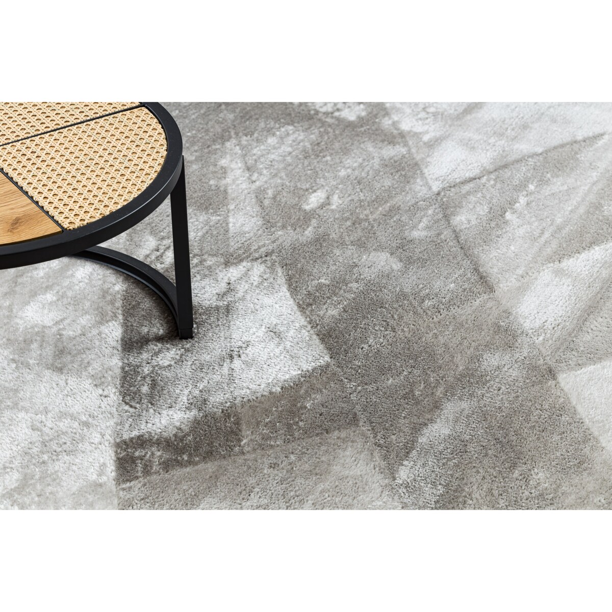 Dywan VISCO srebrny 3 pluszowy, IMITACJA 160x220 cm