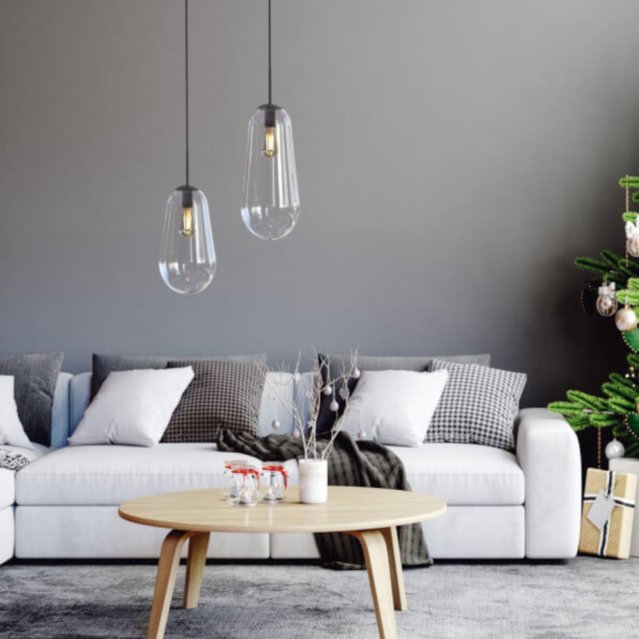 Szklany klosz Cameleon Pear M 10330 podłużny przeźroczysty