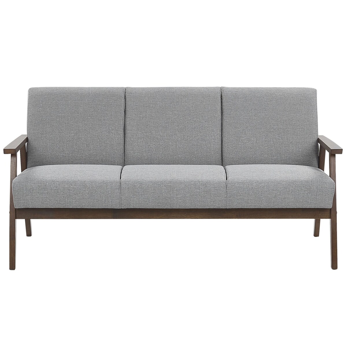 Sofa 3-osobowa szara ASNES
