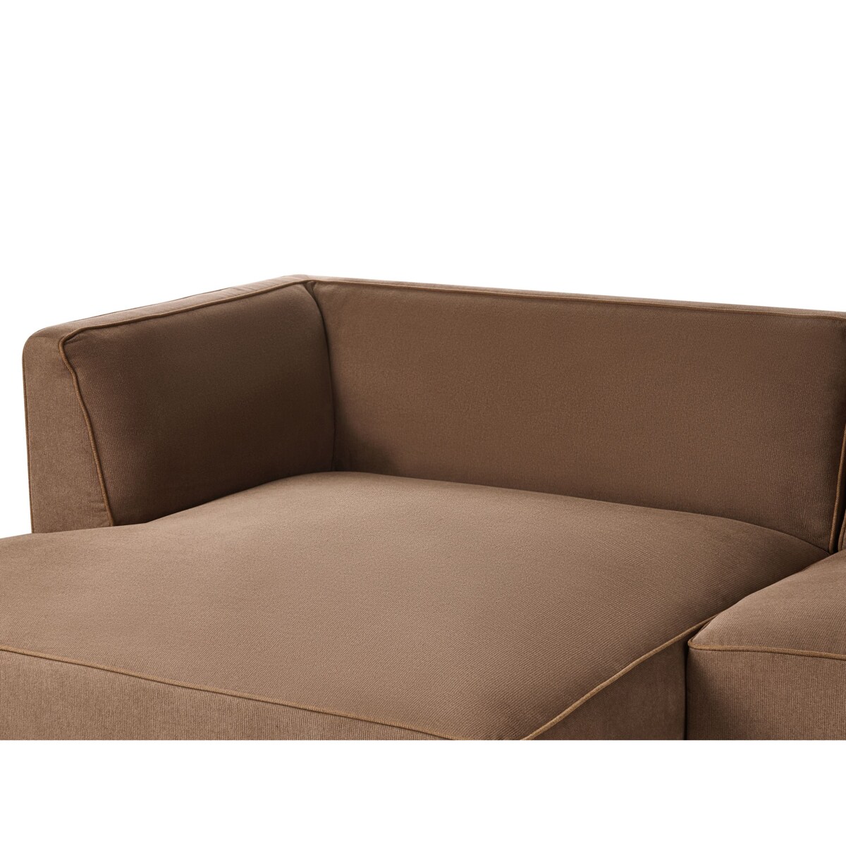 Narożnik dla 3 osób SATER Brązowy Prawostronny