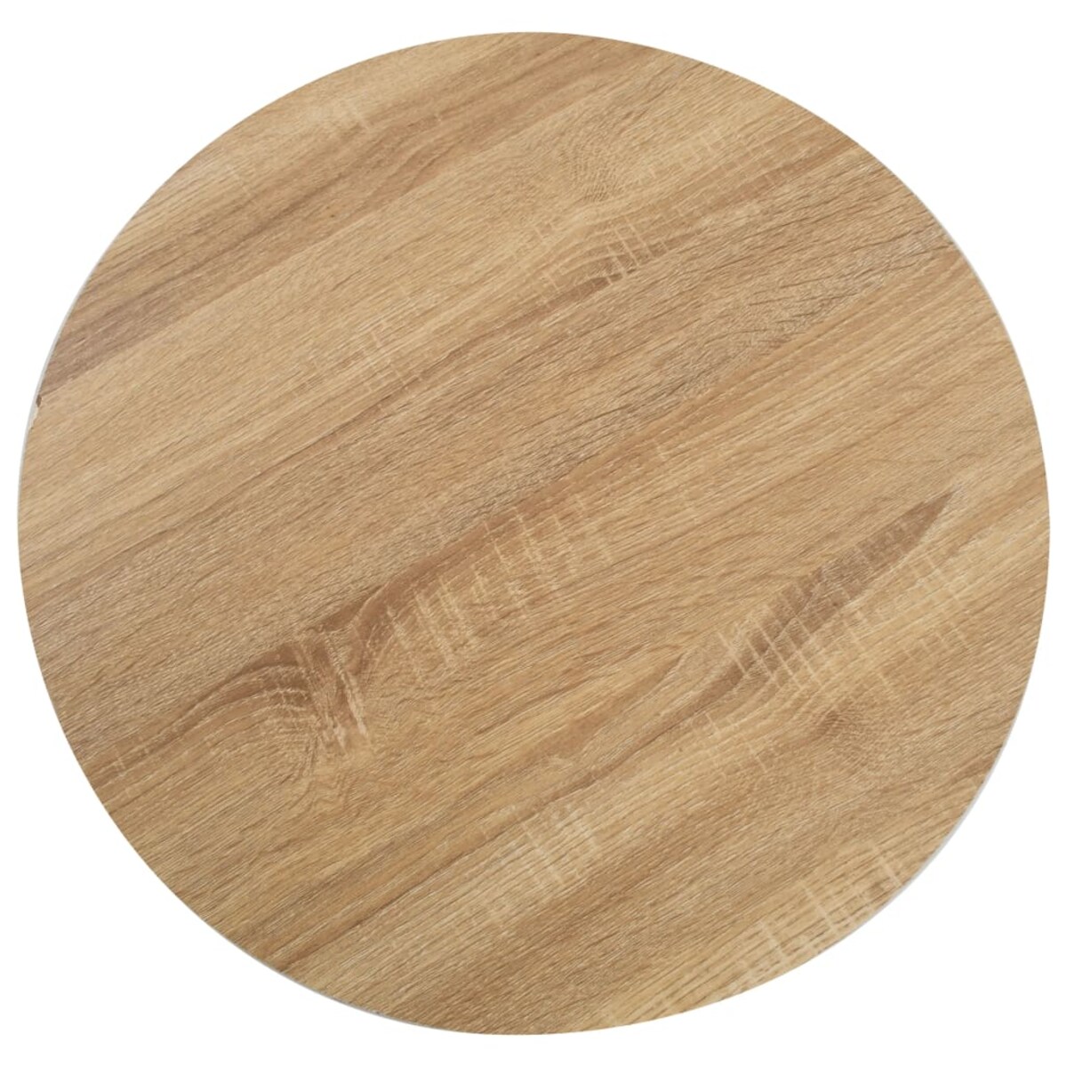 vidaXL Stolik bistro, jasnobrązowy, 80 cm, MDF