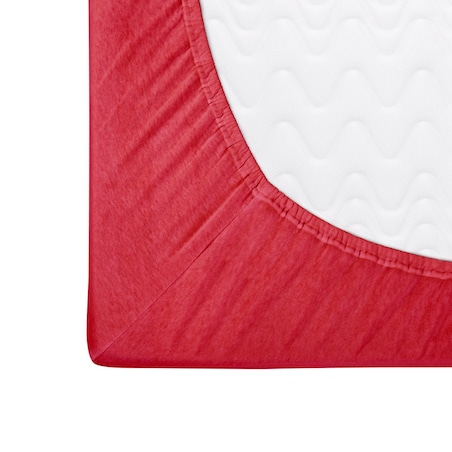 Prześcieradło jersey z gumką 120x200 kolor Koral