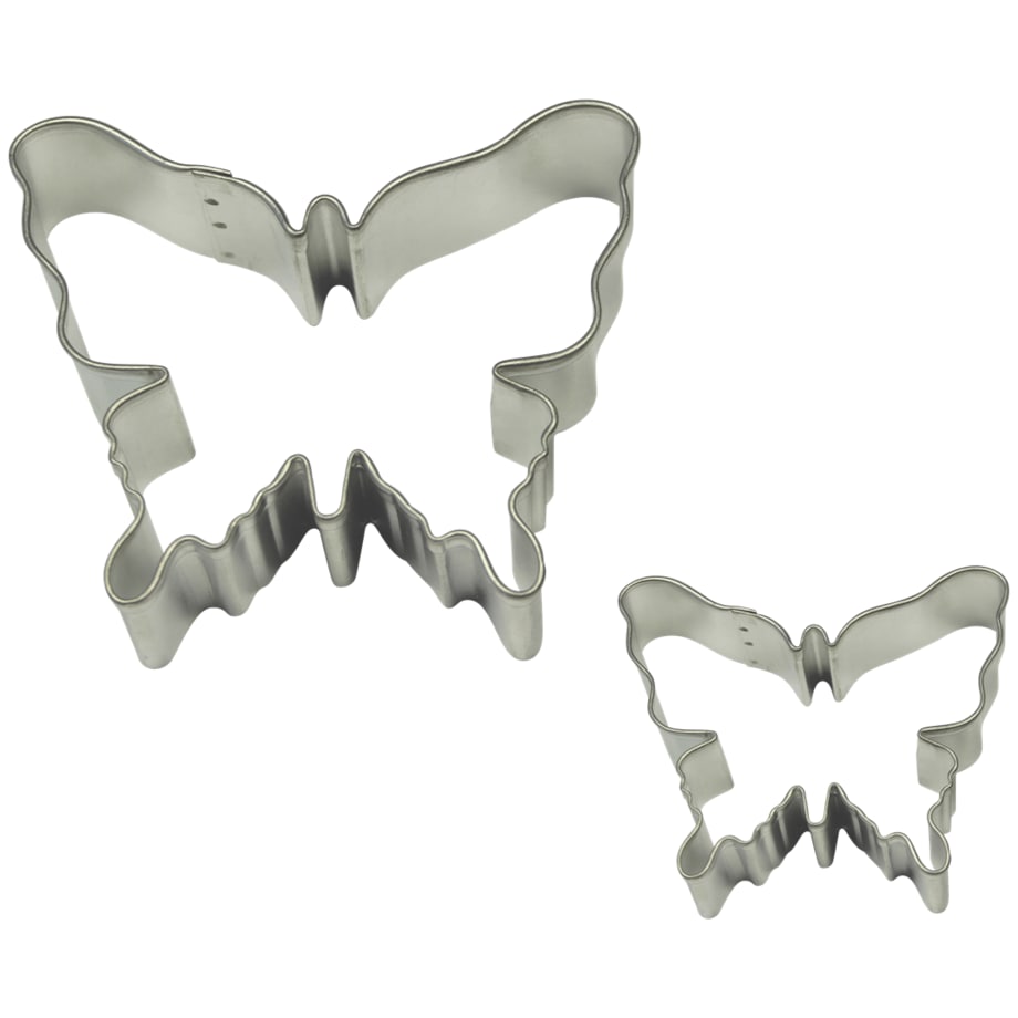 PME Zestaw 2 metalowych foremek motyl