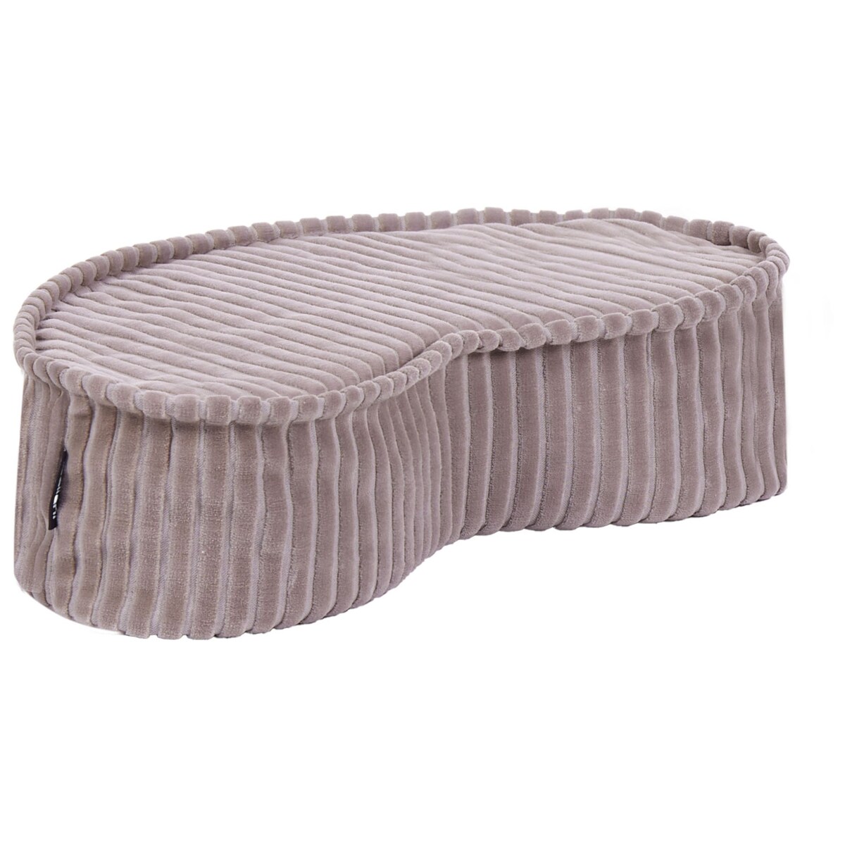 Poduszka podłogowa Pufa dla dzieci NILI Welur Jasnobeżowy