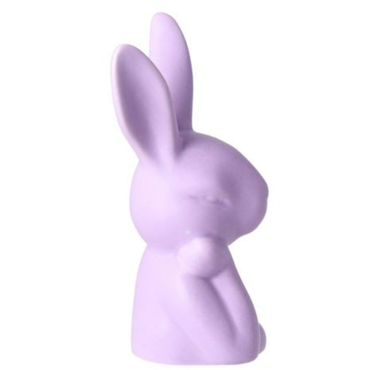 Figurka -zamyślony królik 27x15x13 cm PENSEMA fioletowy