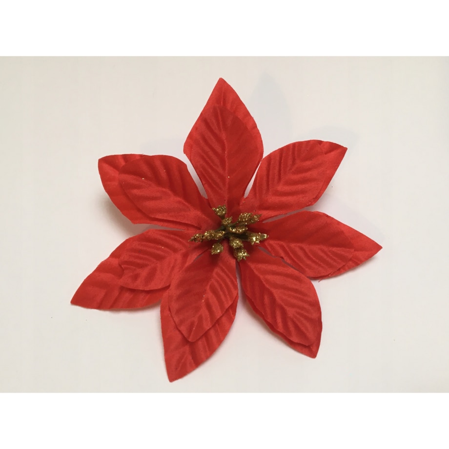 GWIAZDA betlejemska świąteczna czerwona na stroiki dekoracja choinki święta
