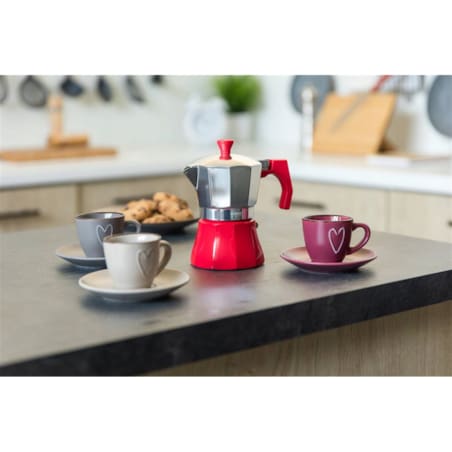 KAWIARKA ZAPARZACZ MOCNEJ KAWY 3 filiżanki espresso mocny smak aluminium