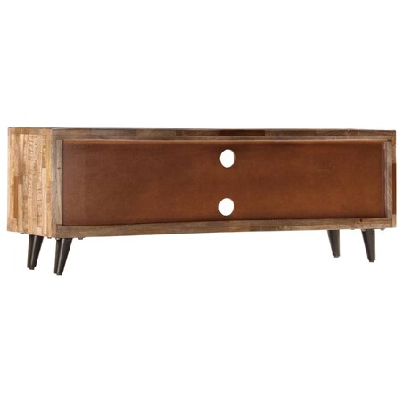 vidaXL Szafka pod TV, 118x30x40 cm, lite drewno mango