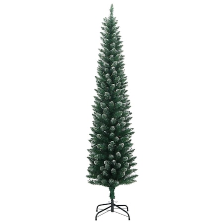 vidaXL Sztuczna, smukła choinka, 150 lampek LED, 120 cm