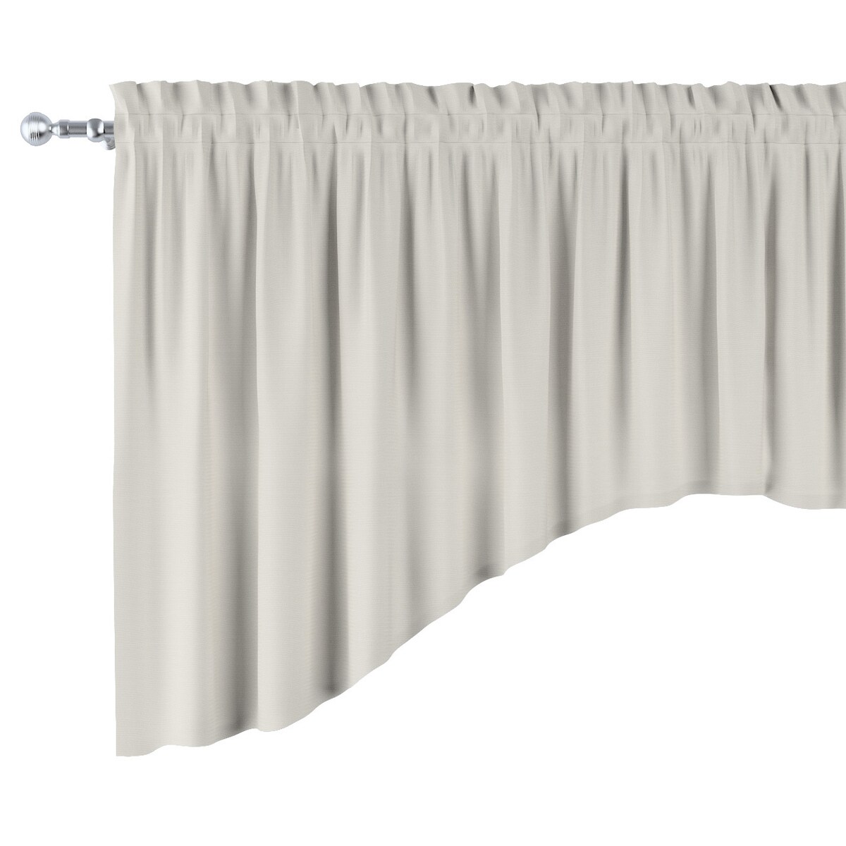 Lambrekin łuk 250x75 silver(jasnoszary)