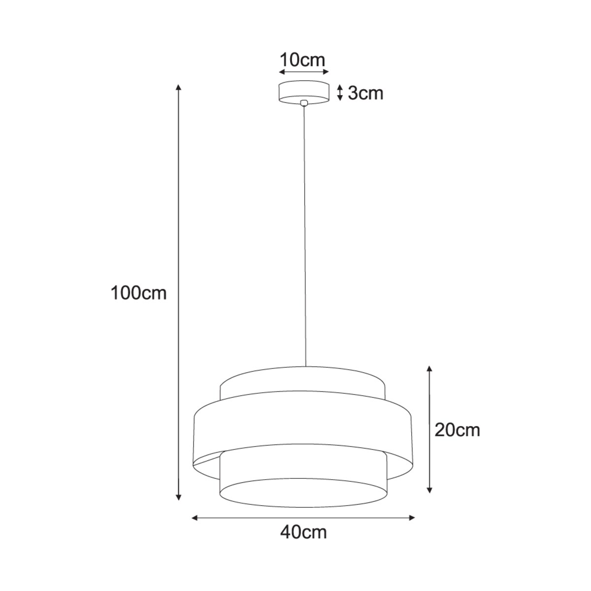 Lampa wisząca K-5281 z serii AMOS