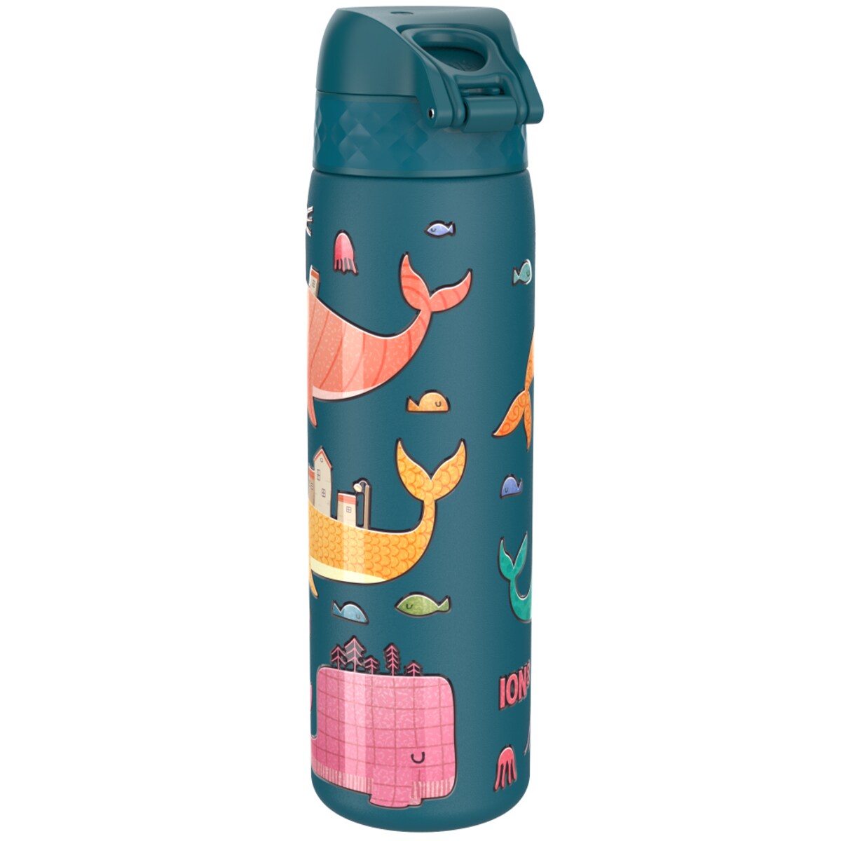 Butelka ION8 Single Wall I8SS600PTWHALES Whales