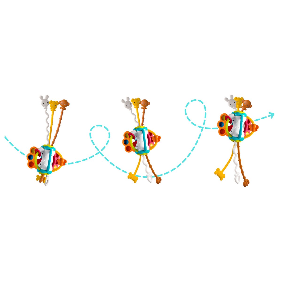 Zabawka sensoryczna edukacyjna Ricokids RK-750 Montessori dla niemowląt 18m+ 775000