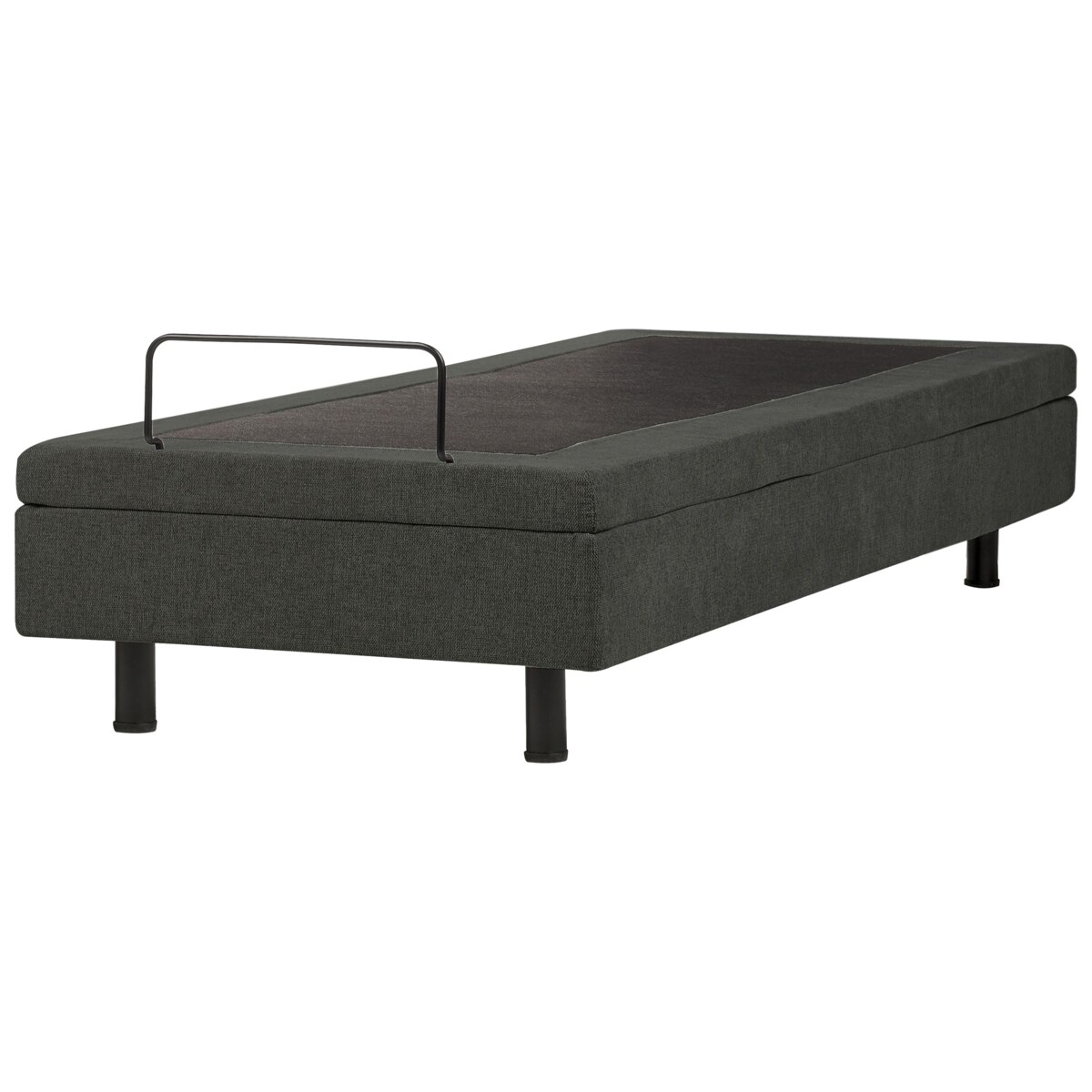 Łóżko regulowane bez zagłówka DUKE II 90 x 200 cm Ciemnoszary