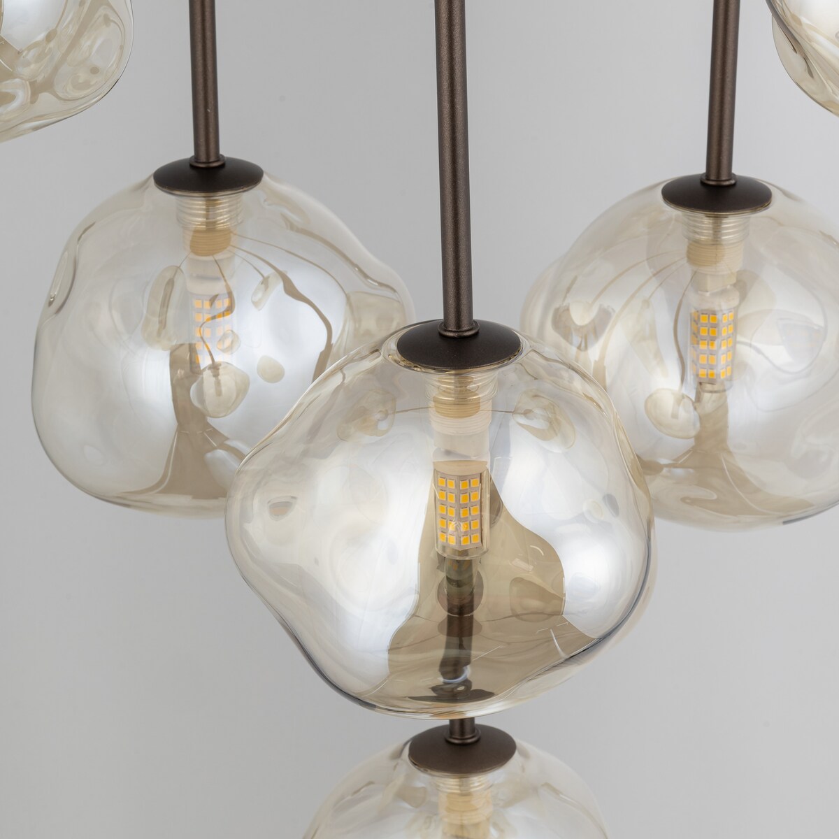 Lampa wisząca TK Lighting LAVA BROWN 11328 brązowa, nowoczesna дизайнерская
