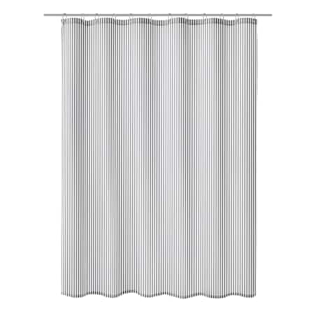 Kleine Wolke Sanna Tekstylna zasłona prysznicowa szara 180x200 cm Eco Care