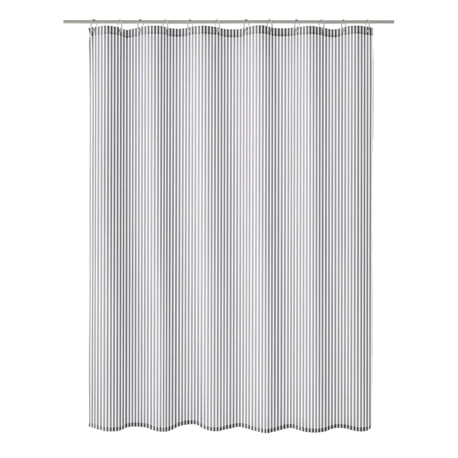 Kleine Wolke Sanna Tekstylna zasłona prysznicowa szara 180x200 cm Eco Care