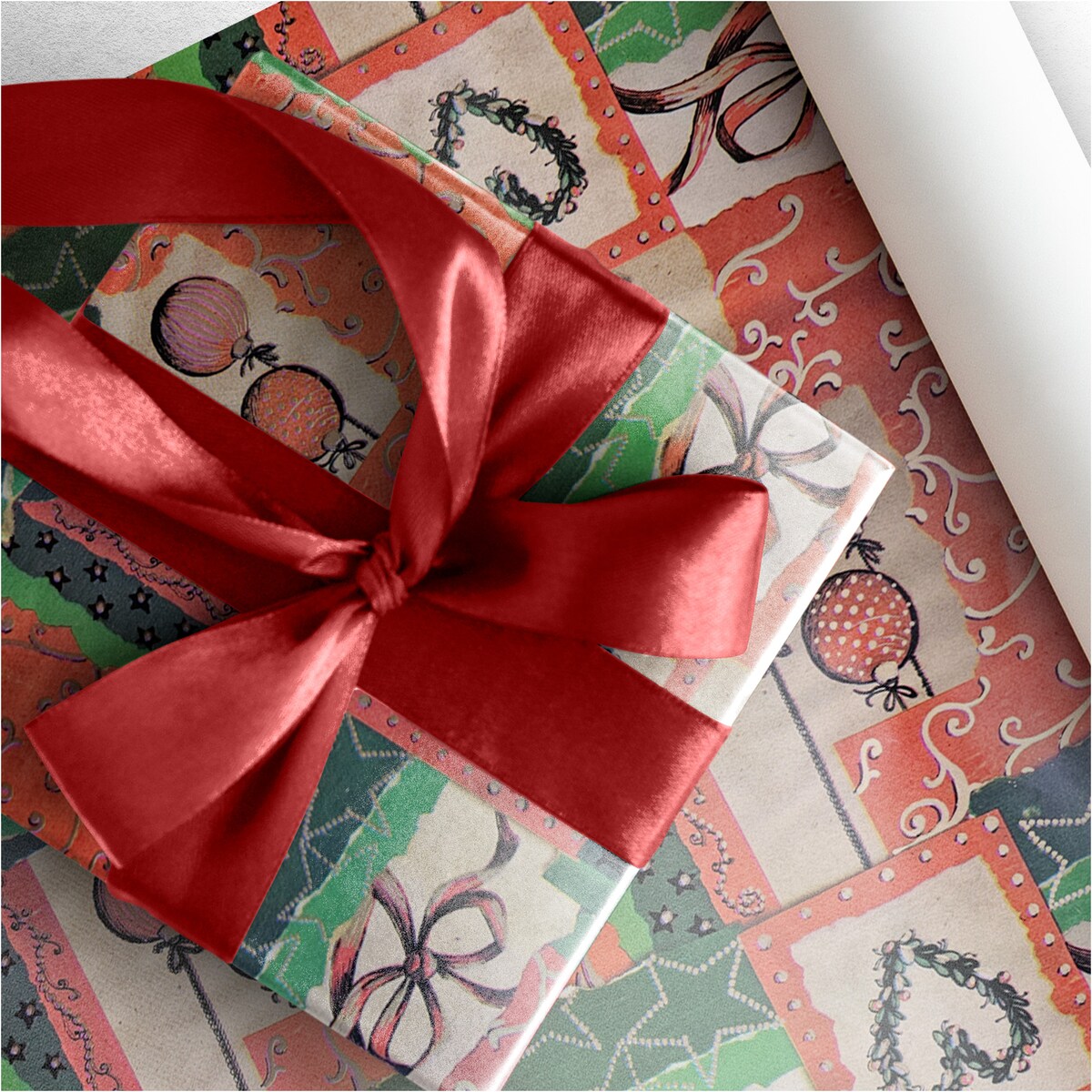 Papier Prezentowy Do Pakowania Prezentów 20 m MEGAROLKA Świąteczny Do Paczek Boże Narodzenie Ozdobny