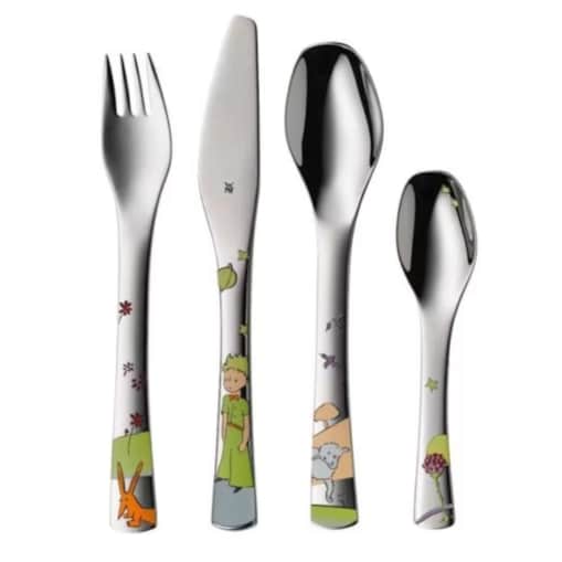 Komplet sztućców dla dzieci stal polerowana Mały Książę, 4 el, WMF
