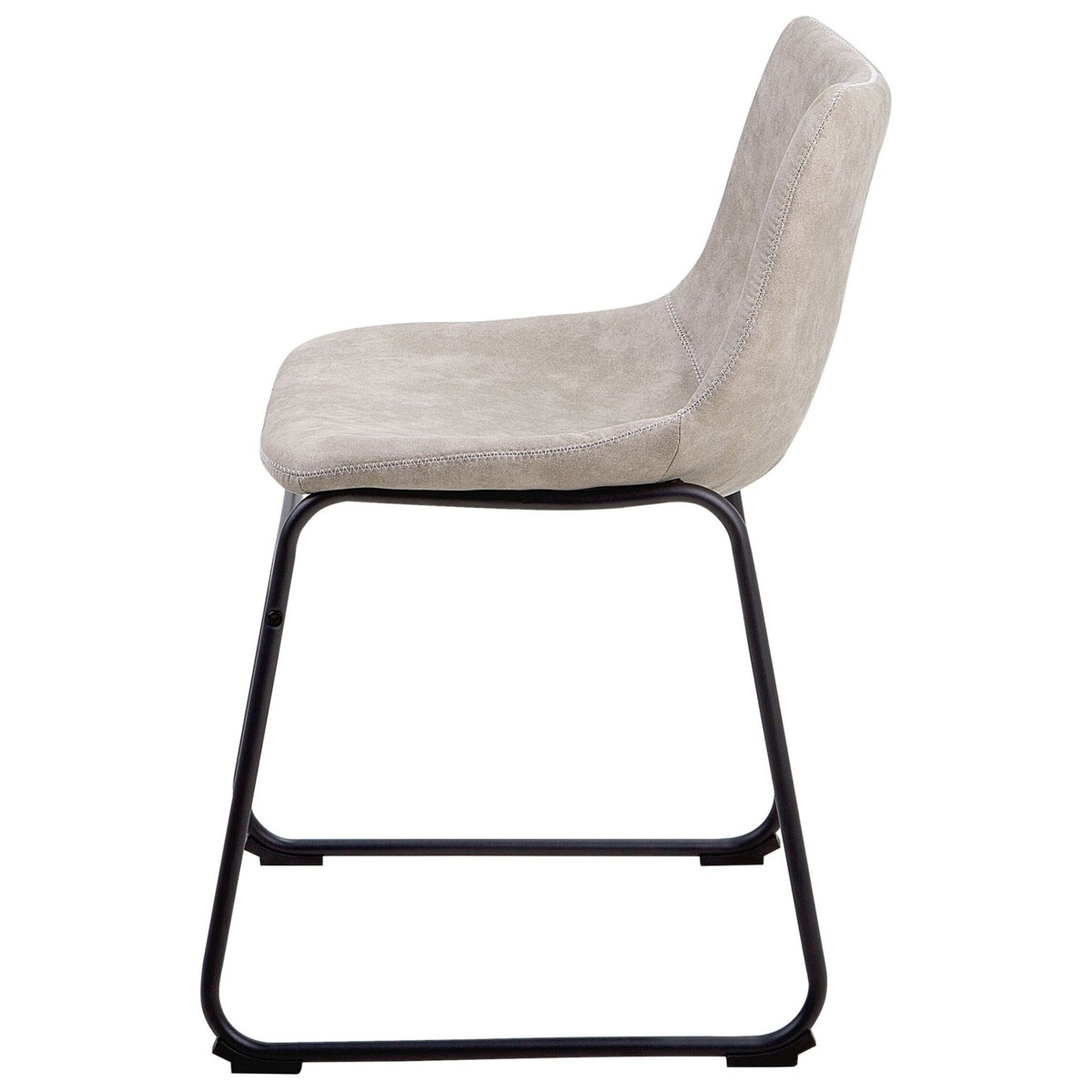 Zestaw 2 krzeseł do jadalni beżowy BATAVIA