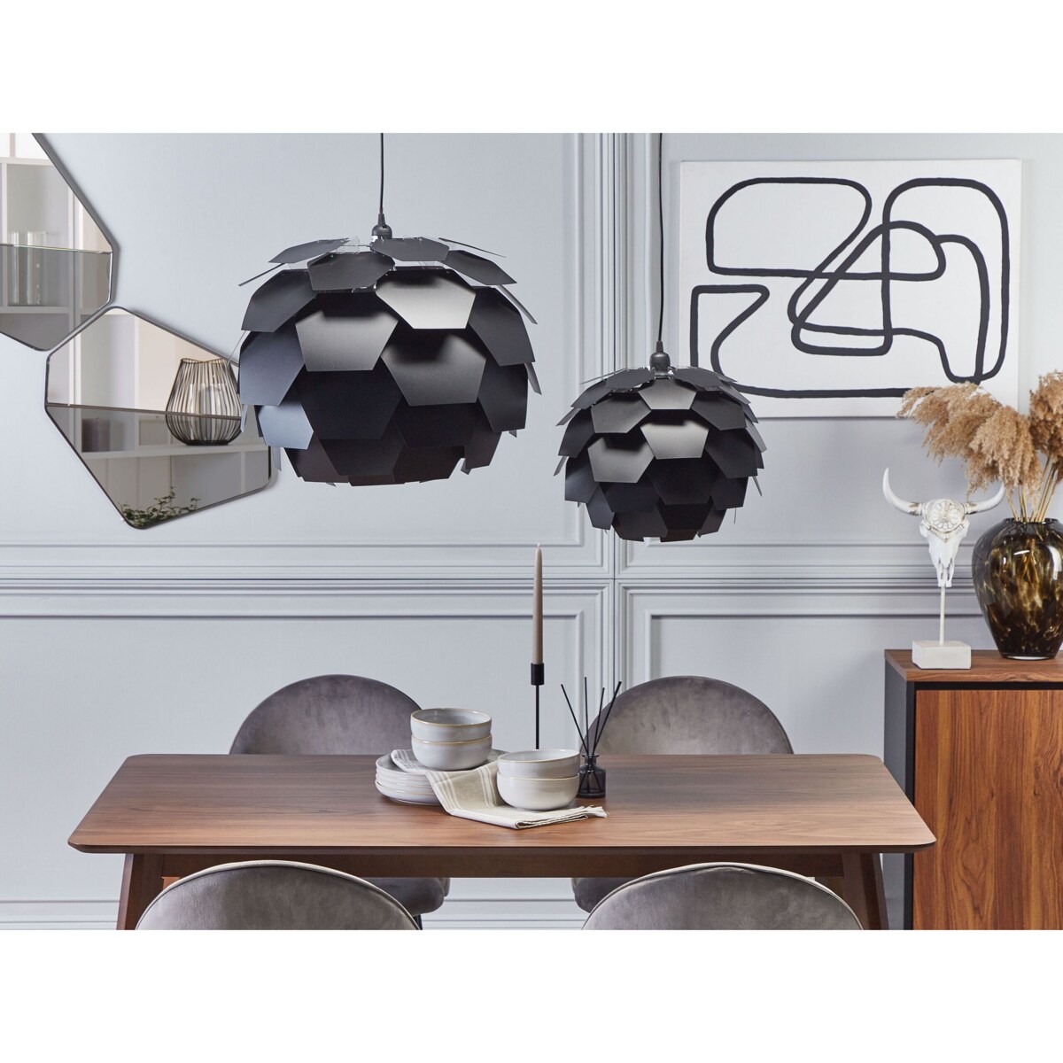 Lampa wisząca SEGRE L Czarny