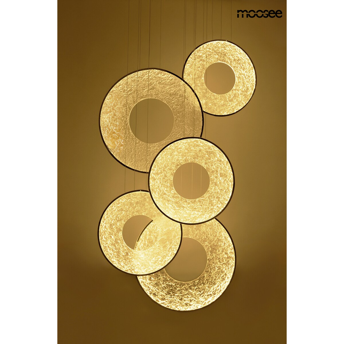 MOOSEE lampa wisząca STARDUST złota