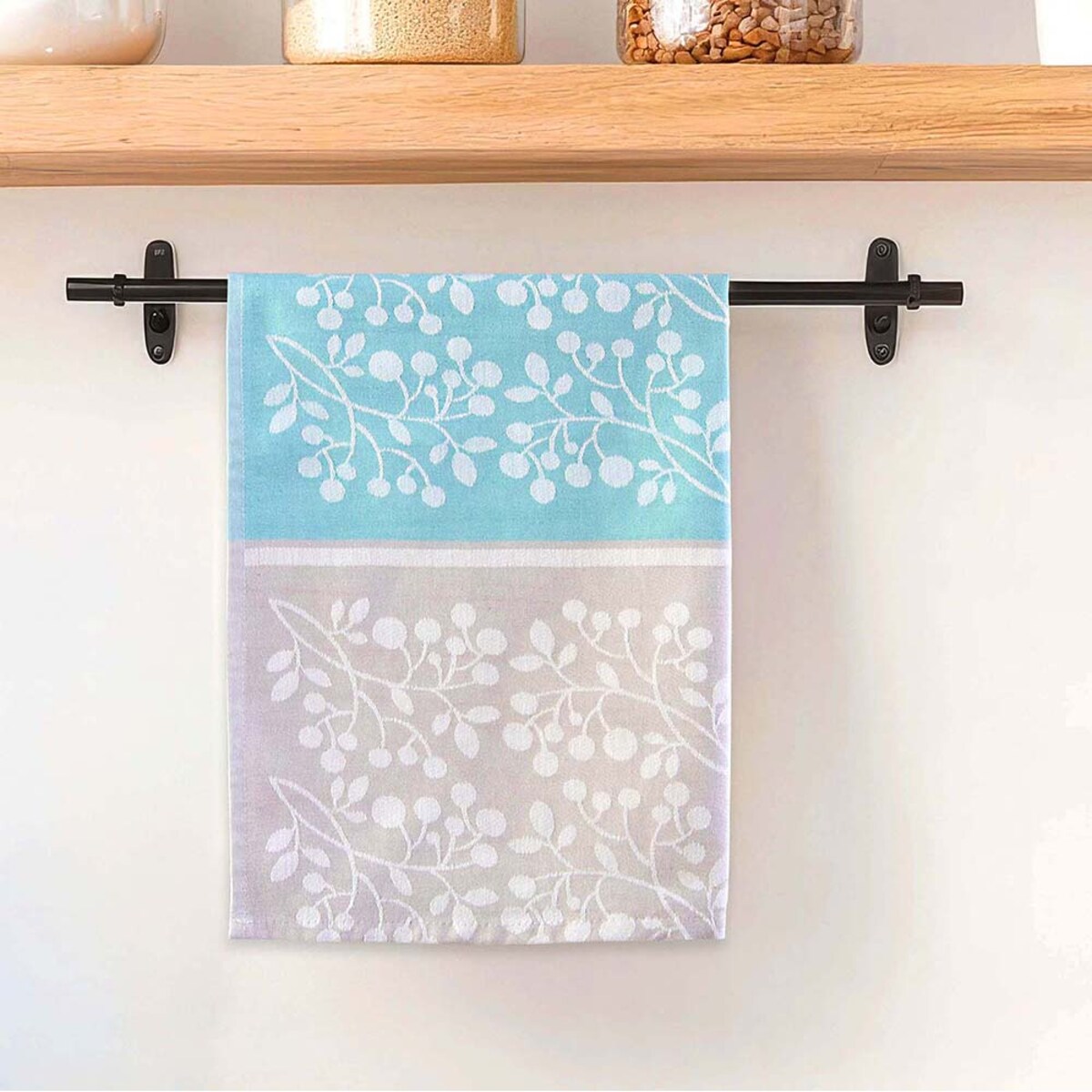 Ścierka bawełniana kuchenna 50x70 Perełka jasno niebieska