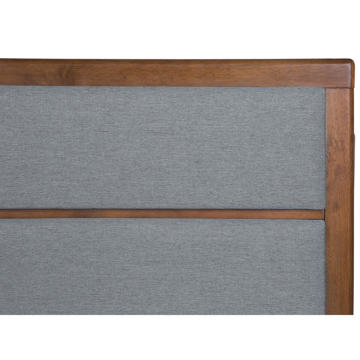 Łóżko 180 x 200 cm ciemne drewno POISSY