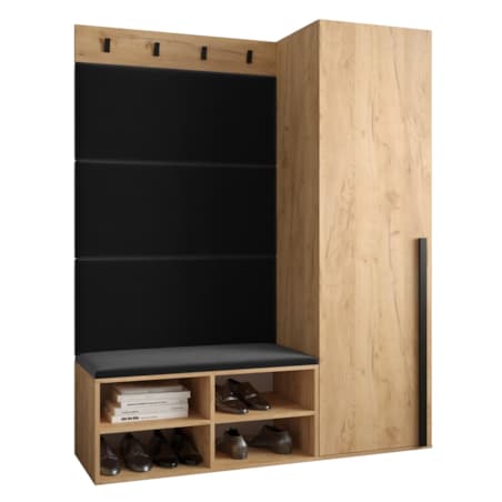 Garderoba do przedpokoju Abiks MIRO 6 craft+manila18