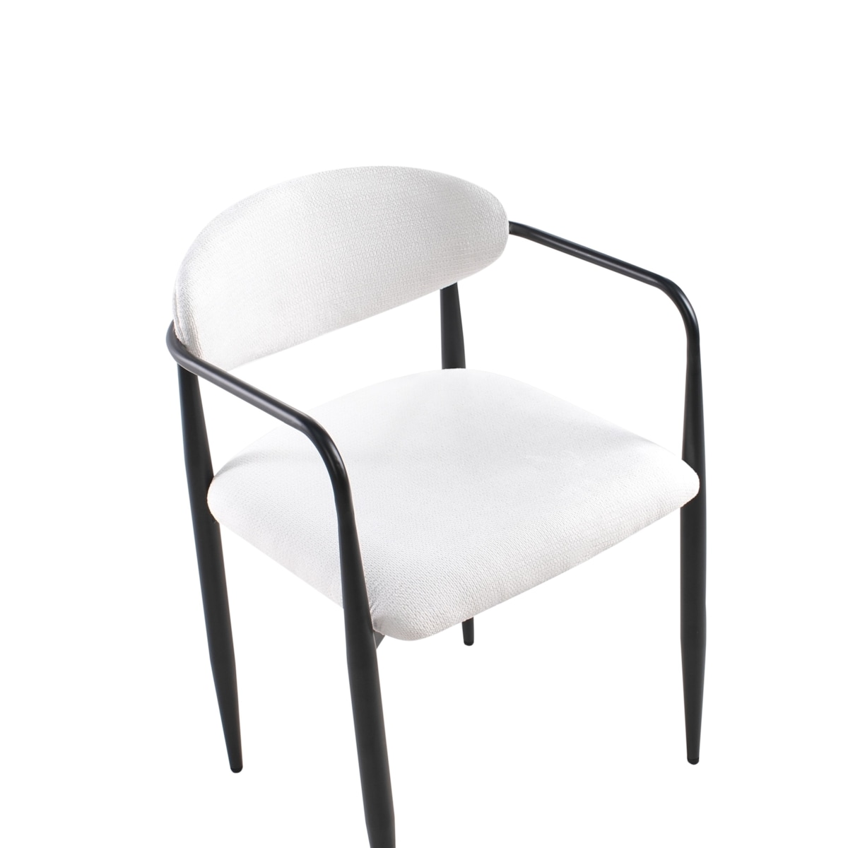 Zestaw 2 krzeseł do jadalni TANEVIK Złamana biel