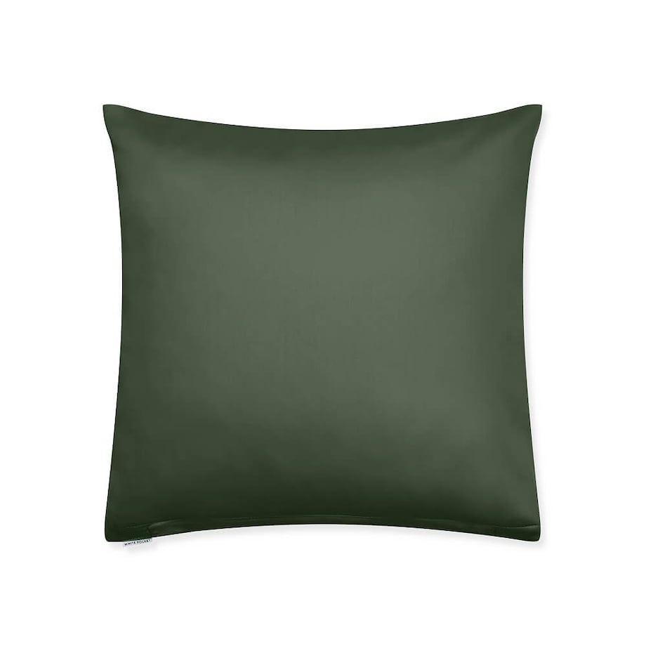 Poszewka satynowa forest green 40 x 40 cm