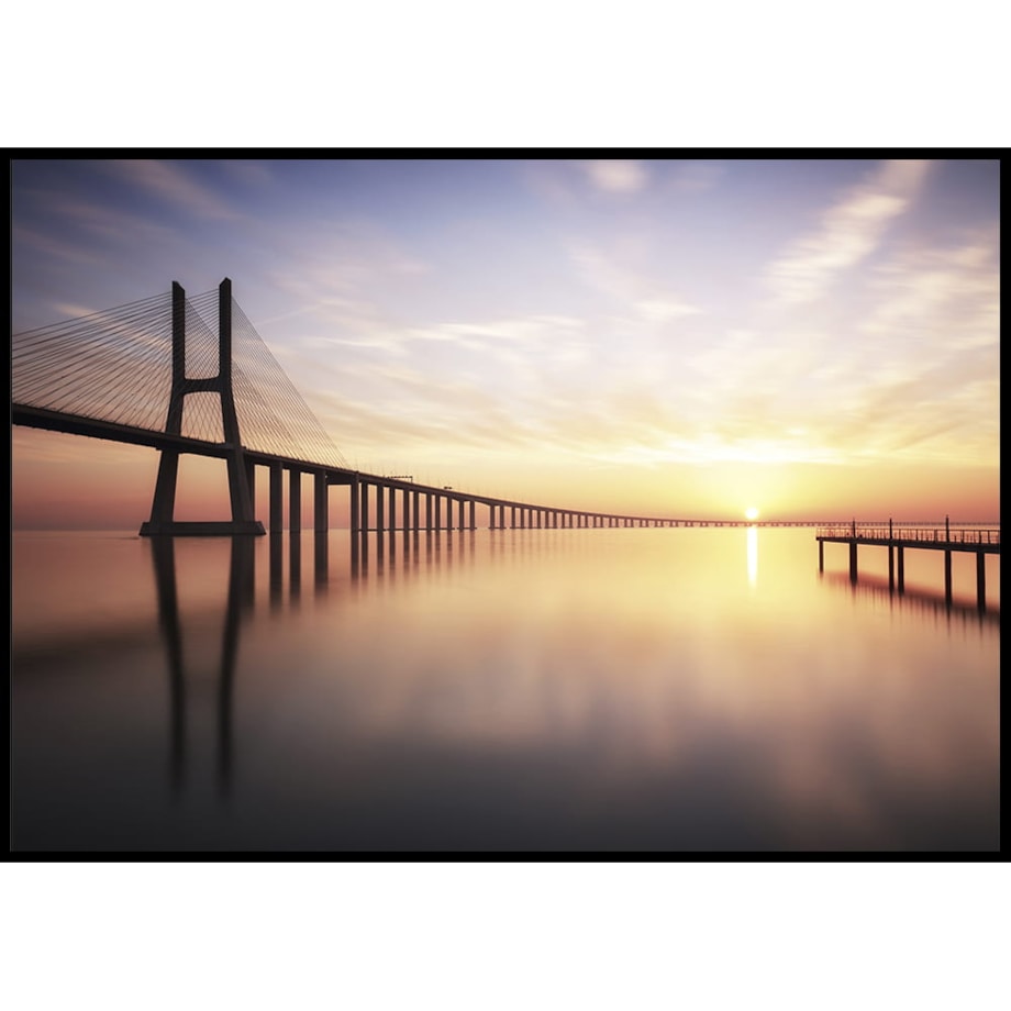 plakat most vasco da gama lizbona portugalia no 2 70x100 cm