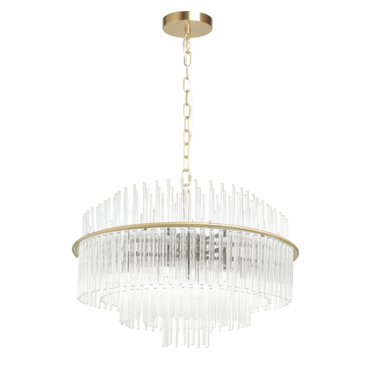 Lampa Sufitowa Wisząca App1654-8Cp 70Cm Złoty, Metal