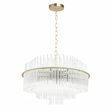 Lampa Sufitowa Wisząca App1654-8Cp 70Cm Złoty, Metal