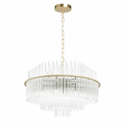 Lampa Sufitowa Wisząca App1654-8Cp 70Cm Złoty, Metal
